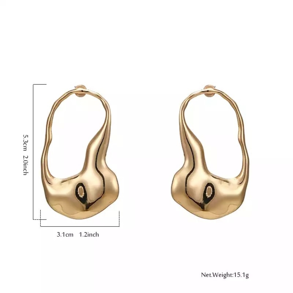 Melted earrings - Picture 5 of 6